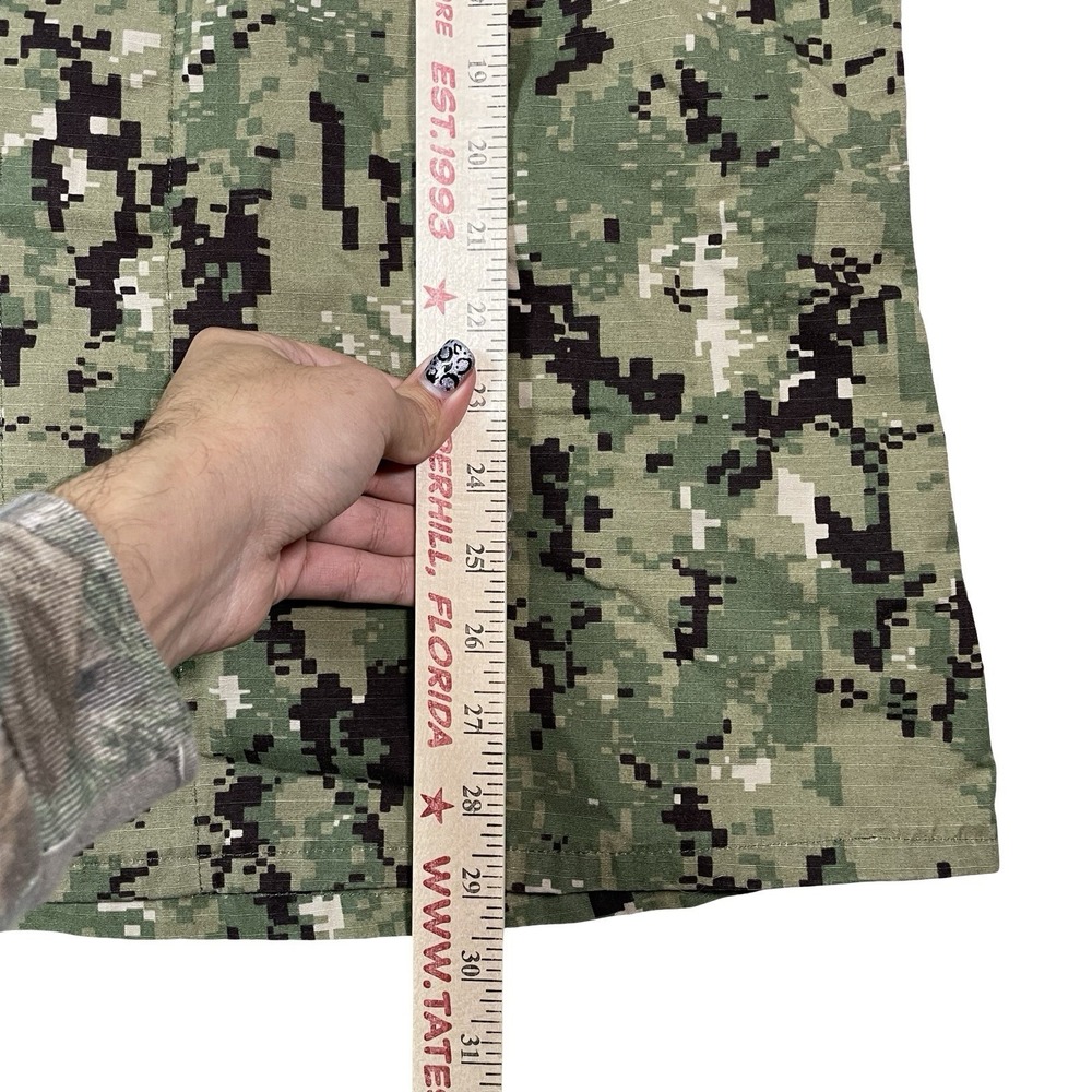 US Navy Nwu Type iii Green Digital Blouse Size Medium Long Ripstop - Picture 12 of 12